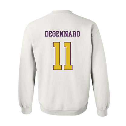JMU - NCAA Football : Nick DeGennaro - Vintage Dukes Crewneck Sweatshirt-1