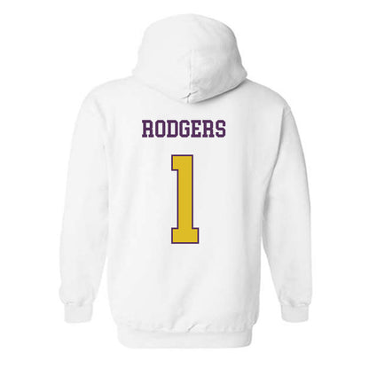 JMU - NCAA Football : Mekhi Rodgers - Vintage Dukes Hooded Sweatshirt-1