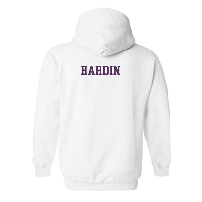 JMU - NCAA Women's Swimming & Diving : Valerie Hardin - Vintage Dukes Hooded Sweatshirt-1