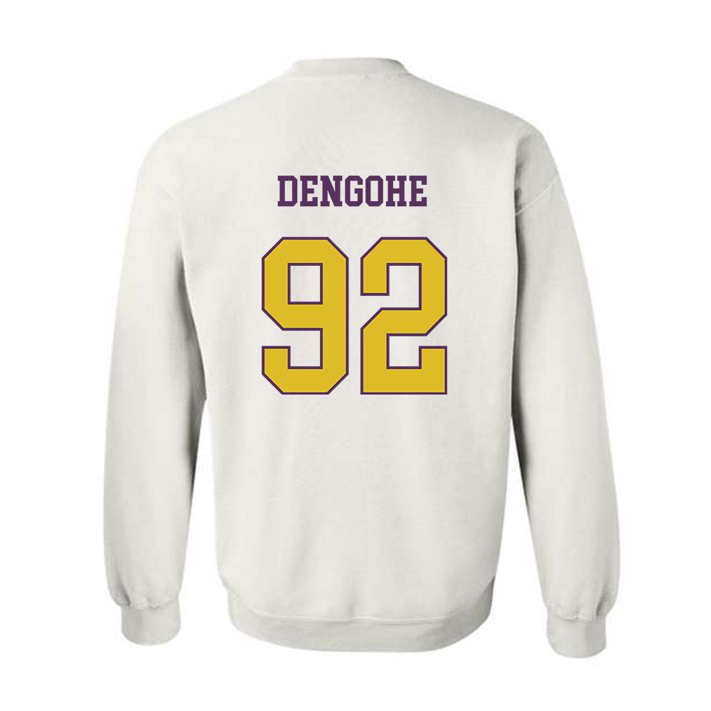 JMU - NCAA Football : Darold DeNgohe - Vintage Dukes Crewneck Sweatshirt-1