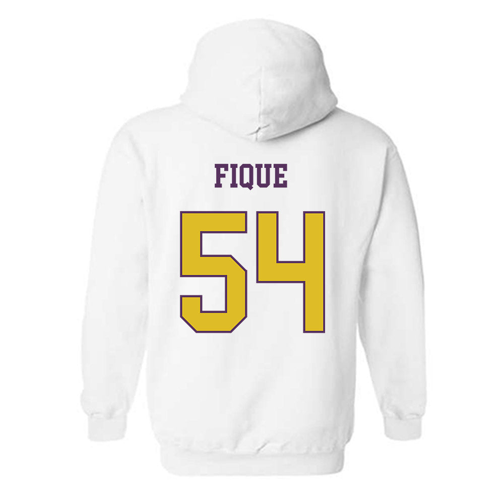 JMU - NCAA Football : Brandon Fique - Vintage Dukes Hooded Sweatshirt-1