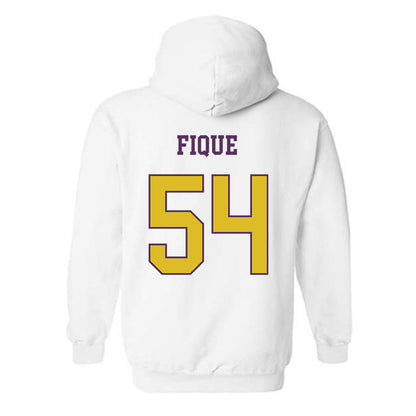 JMU - NCAA Football : Brandon Fique - Vintage Dukes Hooded Sweatshirt-1