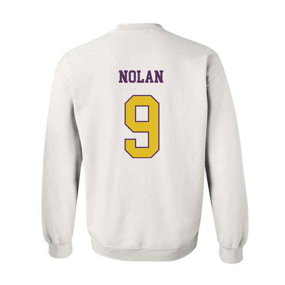 JMU - NCAA Baseball : Isaiah Nolan - Vintage Dukes Crewneck Sweatshirt-1