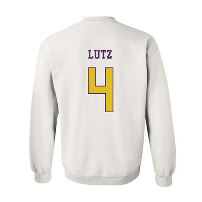 JMU - NCAA Baseball : Tyler Lutz - Vintage Dukes Crewneck Sweatshirt-1