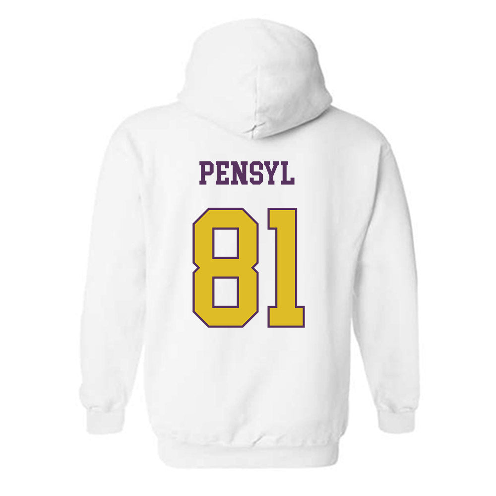 JMU - NCAA Football : Chase Pensyl - Vintage Dukes Hooded Sweatshirt-1