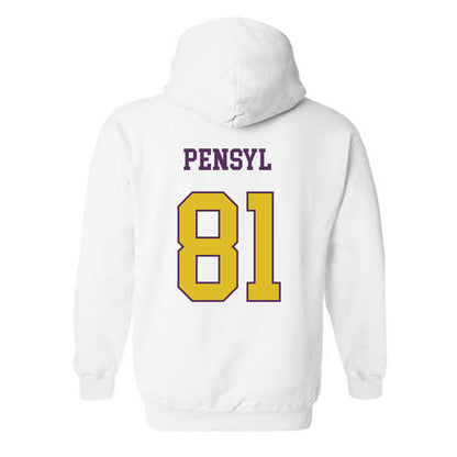 JMU - NCAA Football : Chase Pensyl - Vintage Dukes Hooded Sweatshirt-1