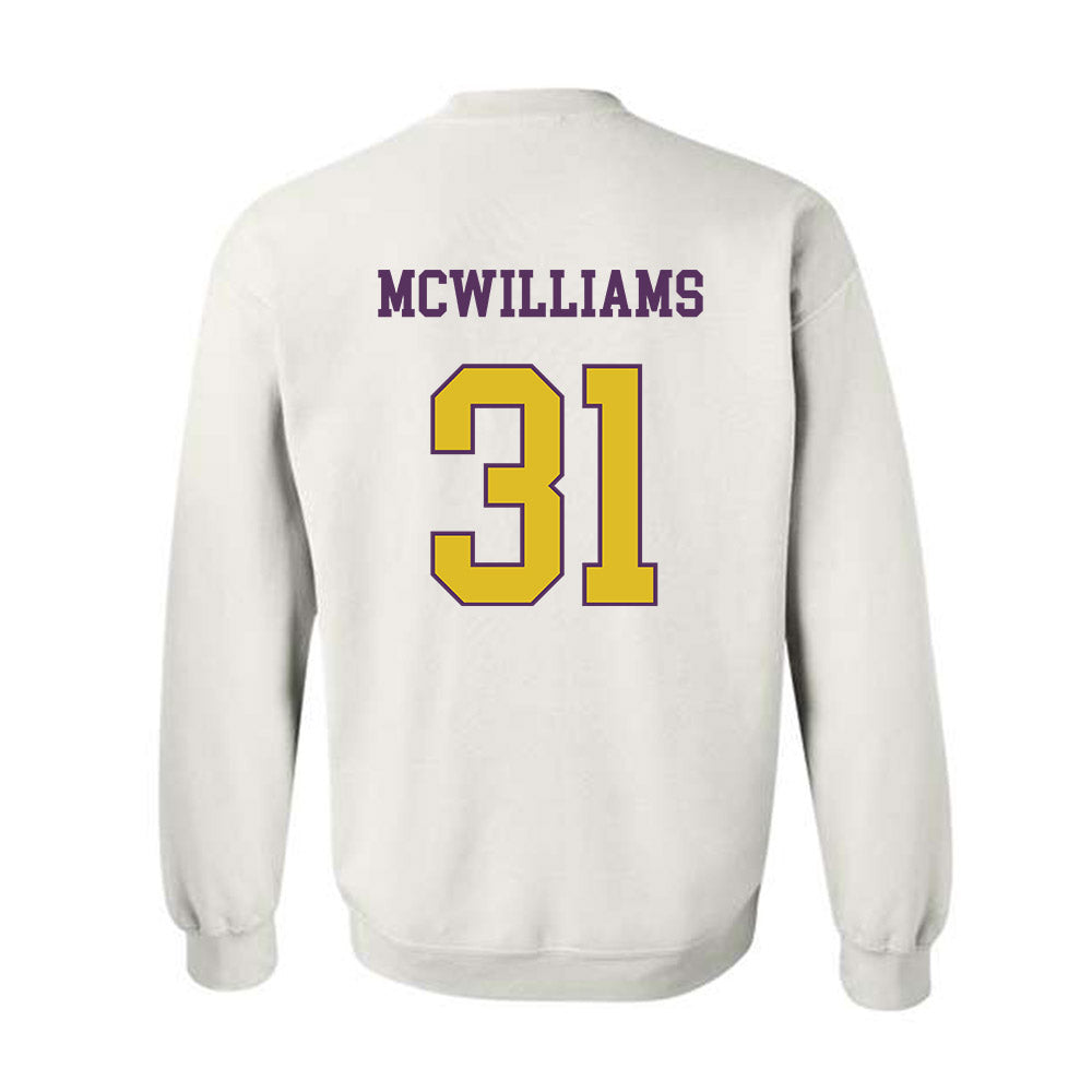 JMU - NCAA Football : Roddrey McWilliams - Vintage Dukes Crewneck Sweatshirt-1