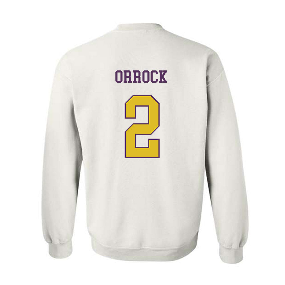 JMU - NCAA Women's Soccer : Audrey Orrock - Vintage Dukes Crewneck Sweatshirt-1