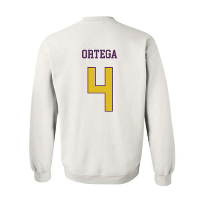 JMU - NCAA Softball : Kira Ortega - Vintage Dukes Crewneck Sweatshirt-1