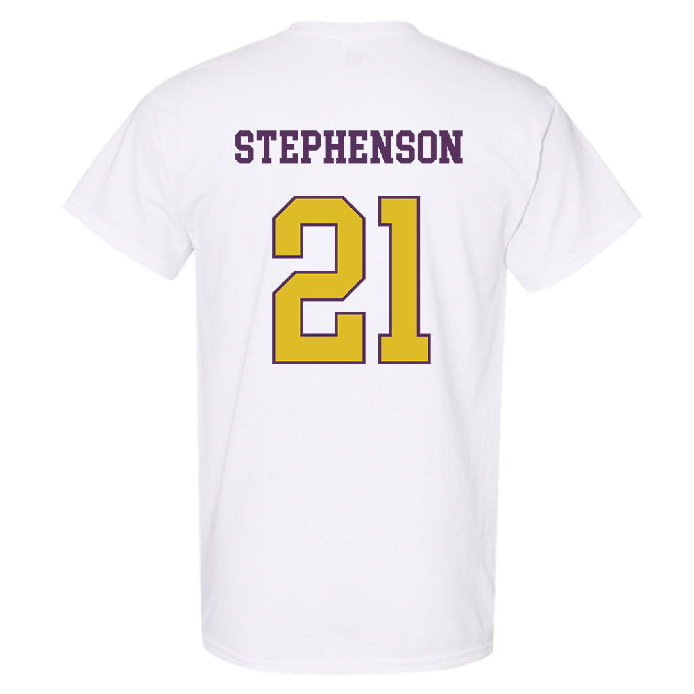 JMU - NCAA Women's Basketball : Zakiya Stephenson - Vintage Dukes T-Shirt-1