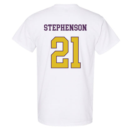 JMU - NCAA Women's Basketball : Zakiya Stephenson - Vintage Dukes T-Shirt-1