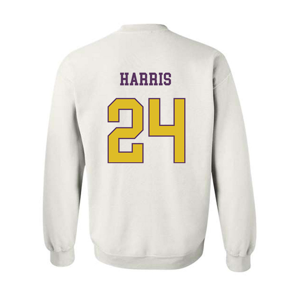 JMU - NCAA Football : Phillip Harris - Vintage Dukes Crewneck Sweatshirt-1