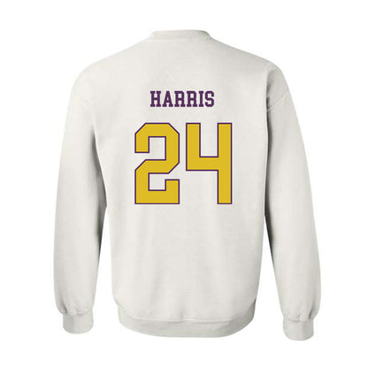 JMU - NCAA Football : Phillip Harris - Vintage Dukes Crewneck Sweatshirt-1