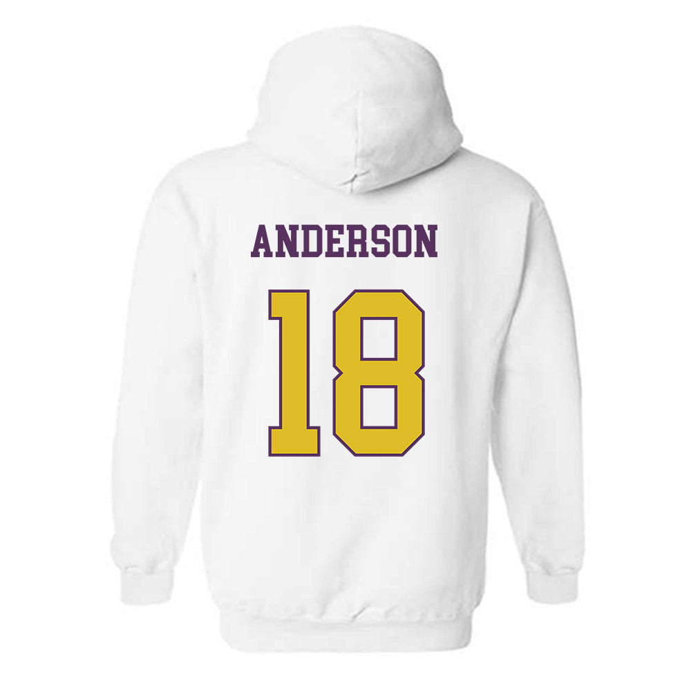 JMU - NCAA Baseball : Jack Anderson - Vintage Dukes Hooded Sweatshirt-1