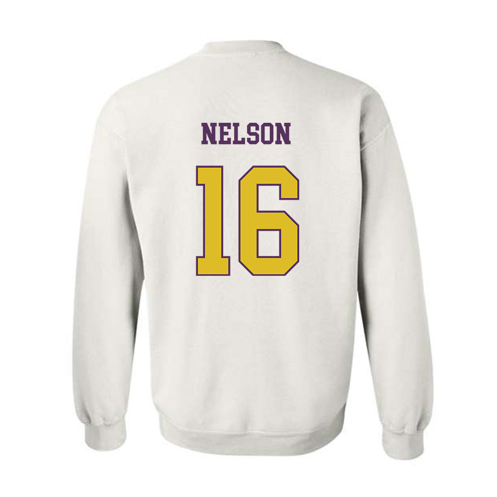 JMU - NCAA Women's Soccer : chloe nelson - Vintage Dukes Crewneck Sweatshirt-1