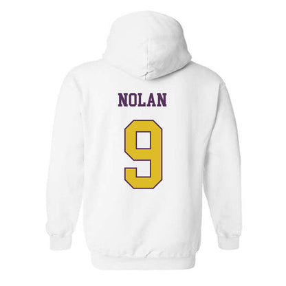 JMU - NCAA Baseball : Isaiah Nolan - Vintage Dukes Hooded Sweatshirt-1