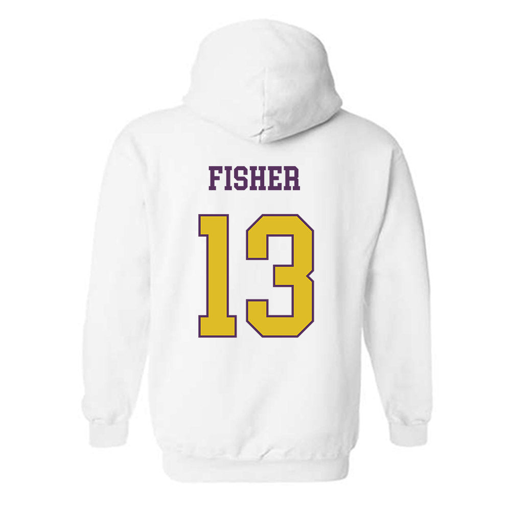 JMU - NCAA Women's Soccer : Abby Fisher - Vintage Dukes Hooded Sweatshirt-1