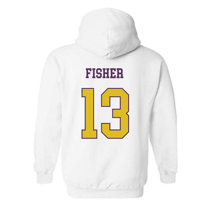 JMU - NCAA Women's Soccer : Abby Fisher - Vintage Dukes Hooded Sweatshirt-1