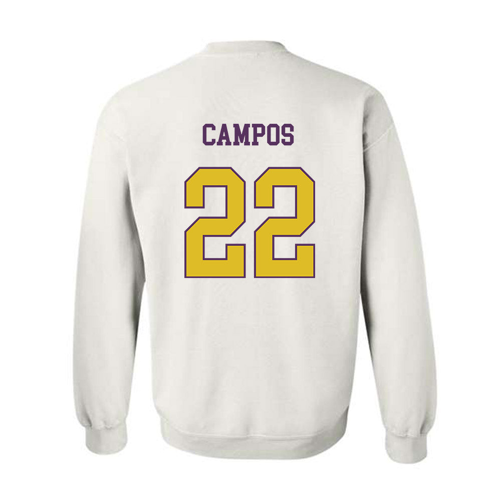 JMU - NCAA Baseball : Trey Campos - Vintage Dukes Crewneck Sweatshirt-1