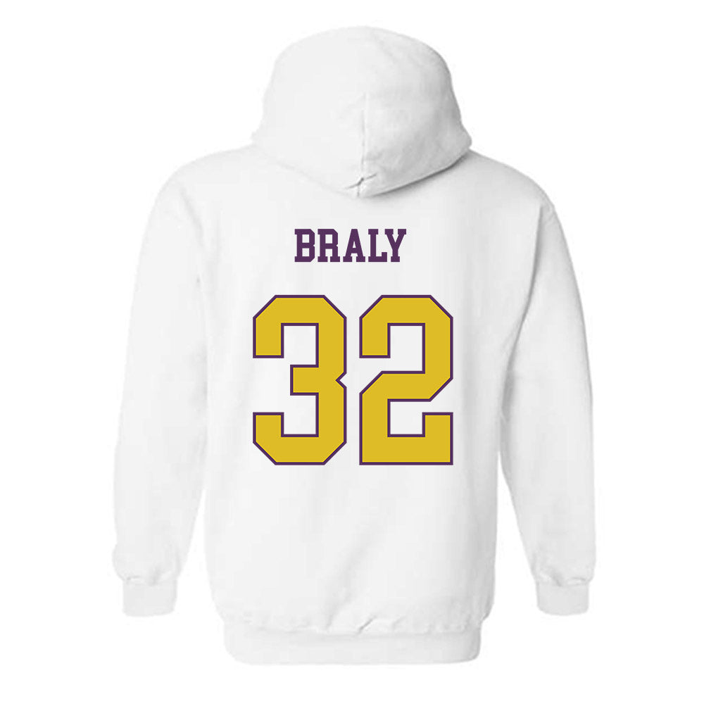 JMU - NCAA Softball : Allie Braly - Vintage Dukes Hooded Sweatshirt-1
