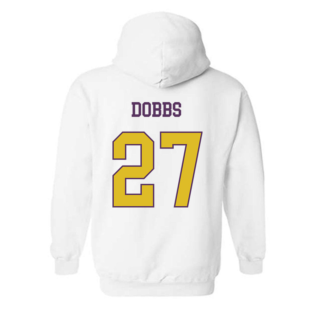 JMU - NCAA Football : Jacob Dobbs - Vintage Dukes Hooded Sweatshirt-1