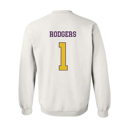 JMU - NCAA Football : Mekhi Rodgers - Vintage Dukes Crewneck Sweatshirt-1