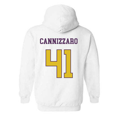 JMU - NCAA Baseball : Jack Cannizzaro - Vintage Dukes Hooded Sweatshirt-1