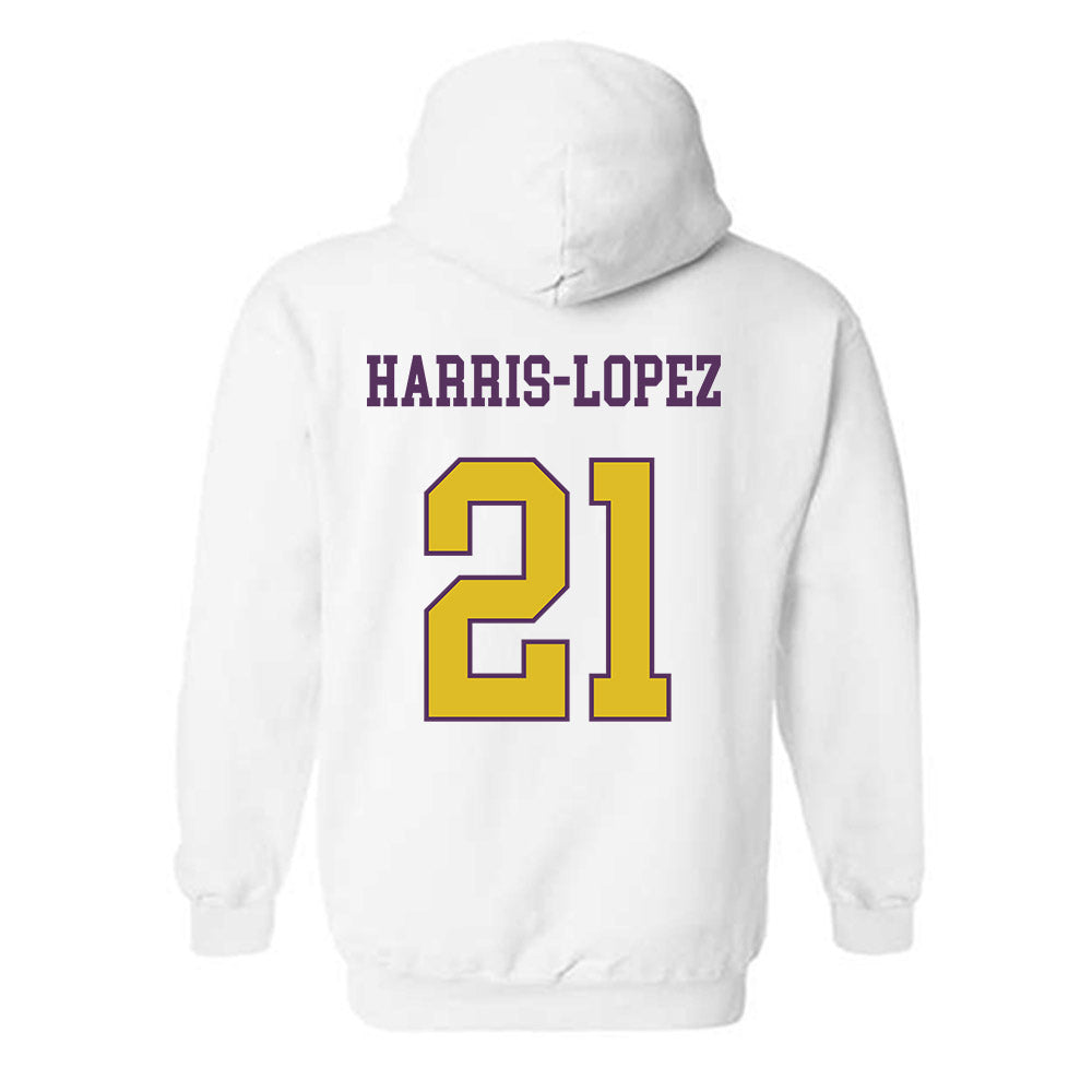 JMU - NCAA Football : Curtis Harris-Lopez - Vintage Dukes Hooded Sweatshirt-1