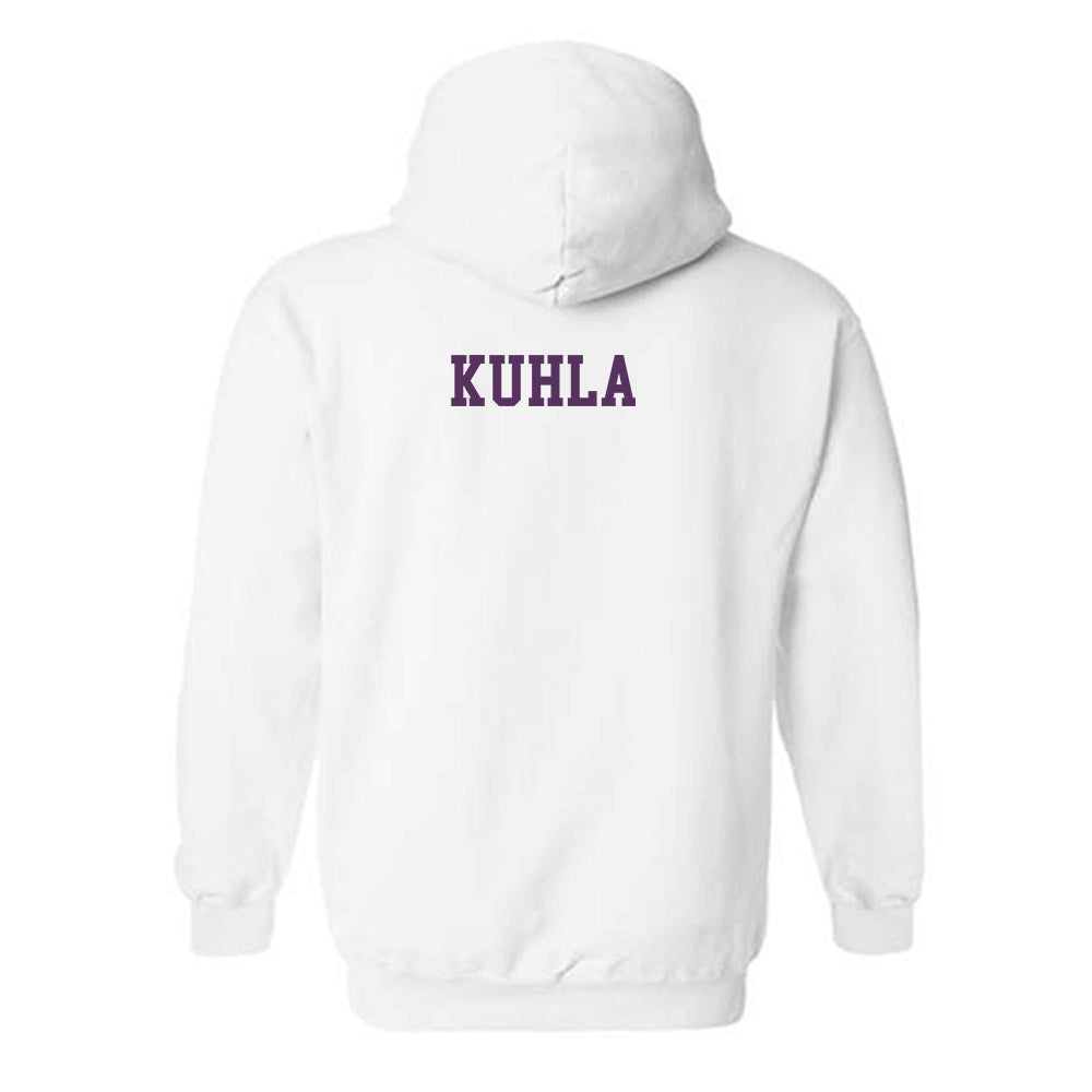 JMU - NCAA Men's Golf : Garrett Kuhla - Vintage Dukes Hooded Sweatshirt-1