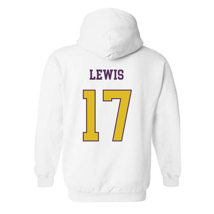 JMU - NCAA Softball : Kendra Lewis - Vintage Dukes Hooded Sweatshirt-1