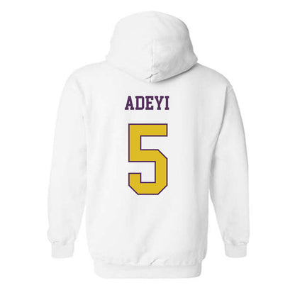 JMU - NCAA Football : Ayo Adeyi - Vintage Dukes Hooded Sweatshirt-1