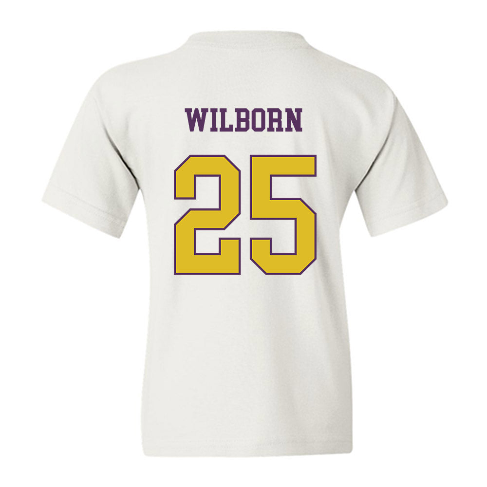 JMU - NCAA Men's Basketball : Eli Wilborn - Vintage Dukes Youth T-Shirt-1