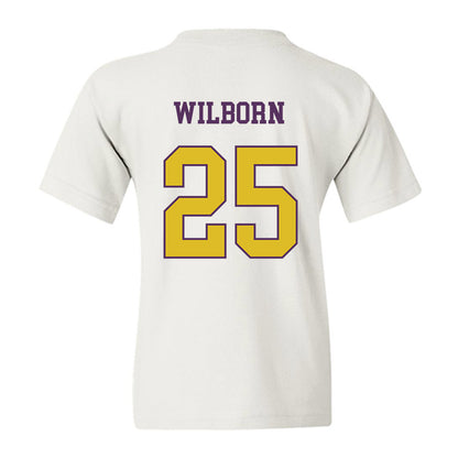 JMU - NCAA Men's Basketball : Eli Wilborn - Vintage Dukes Youth T-Shirt-1