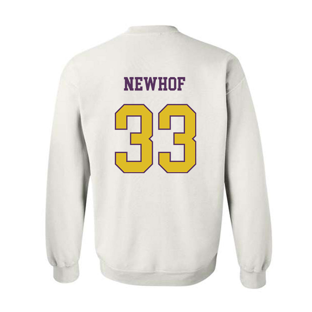 JMU - NCAA Men's Basketball : Gabe Newhof - Vintage Dukes Crewneck Sweatshirt-1