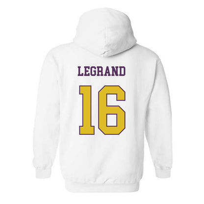 JMU - NCAA Softball : Emily LeGrand - Vintage Dukes Hooded Sweatshirt-1