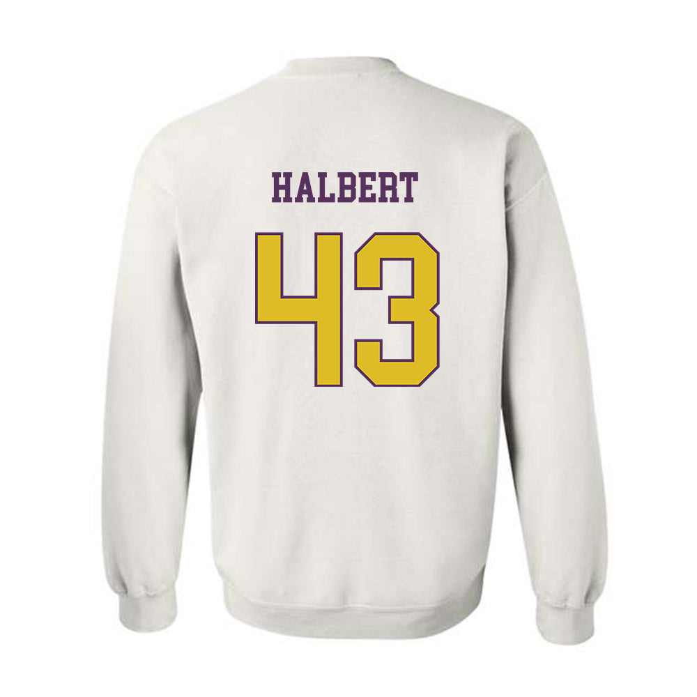 JMU - NCAA Football : Miles Halbert - Vintage Dukes Crewneck Sweatshirt-1