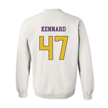 JMU - NCAA Football : Josiah Kennard - Vintage Dukes Crewneck Sweatshirt-1