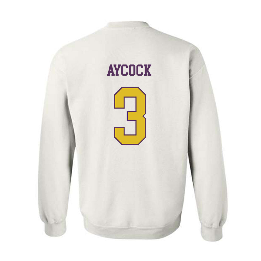 JMU - NCAA Baseball : Cameron Aycock - Vintage Dukes Crewneck Sweatshirt-1