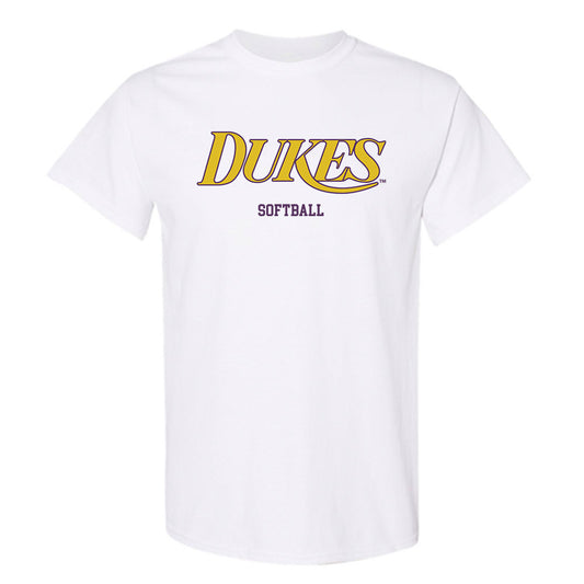 JMU - NCAA Softball : Taylor Johnson - Vintage Dukes T-Shirt-0