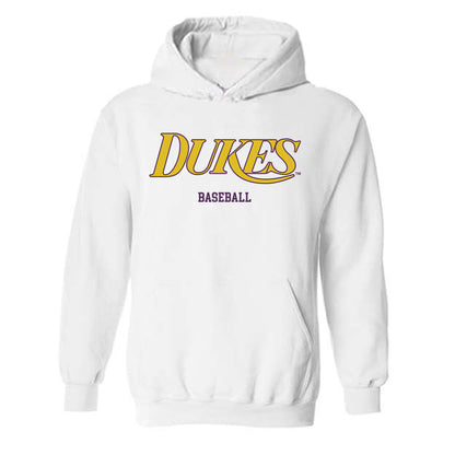JMU - NCAA Baseball : Jack Guerrero - Vintage Dukes Hooded Sweatshirt-0