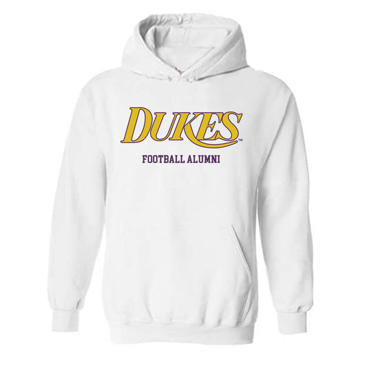 JMU - Football Alumni : Harry O'Kelly - Vintage Dukes Hooded Sweatshirt-0