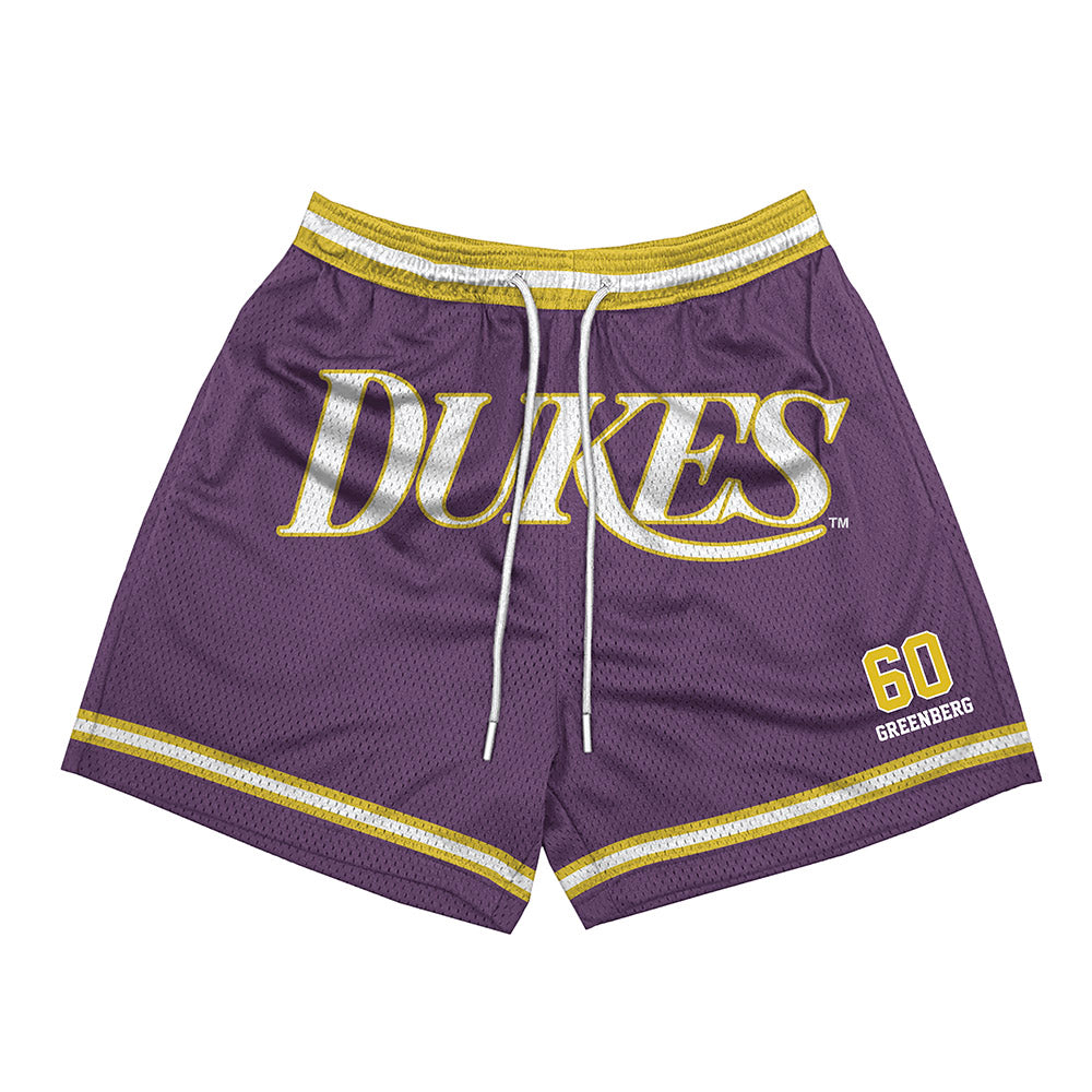 JMU - NCAA Football : Zach Greenberg - Vintage Dukes Shorts-0