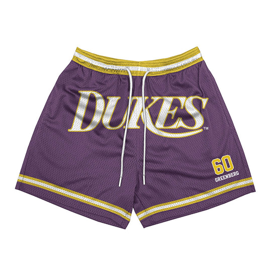 JMU - NCAA Football : Zach Greenberg - Vintage Dukes Shorts-0