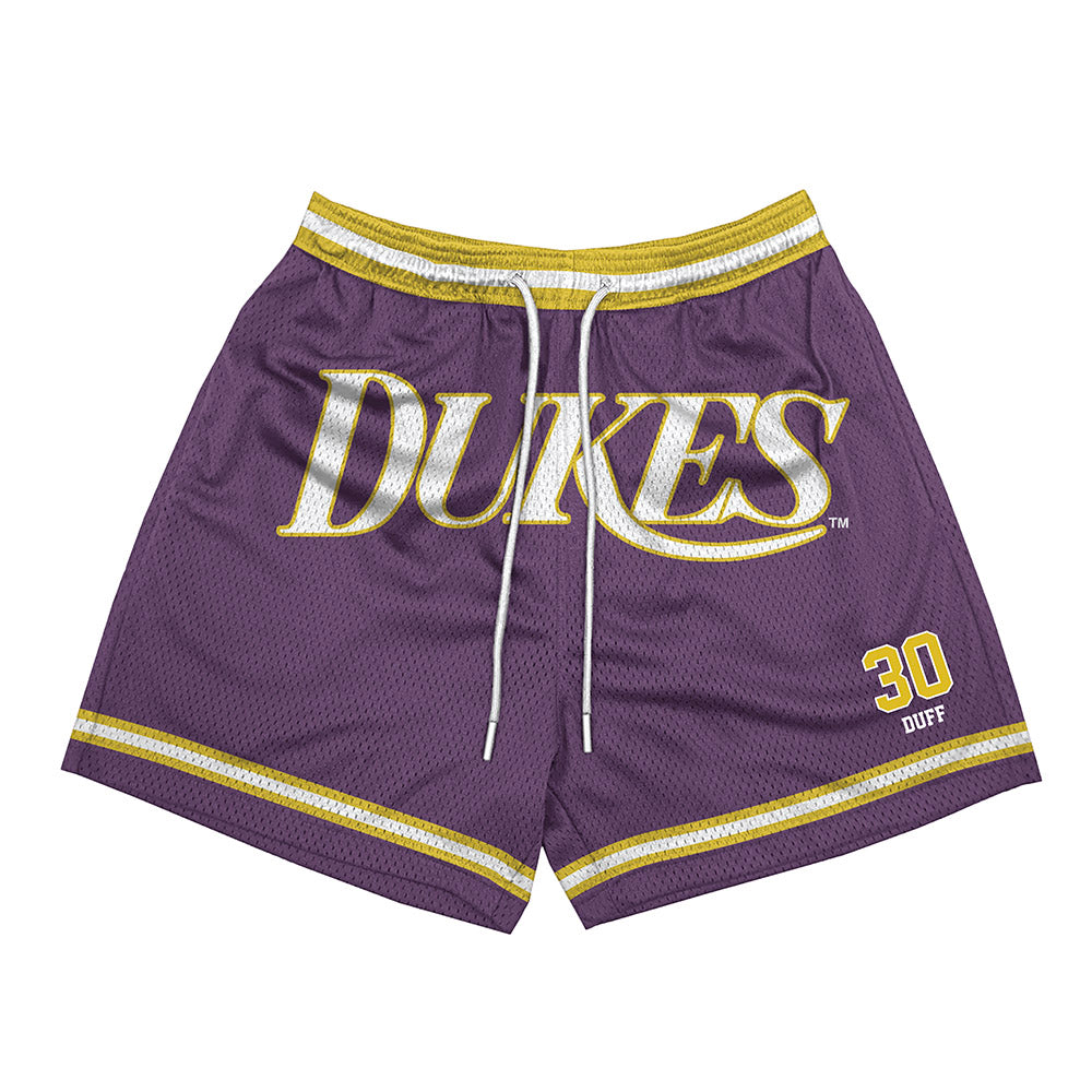 JMU - NCAA Baseball : Lane Duff - Vintage Dukes Shorts-0