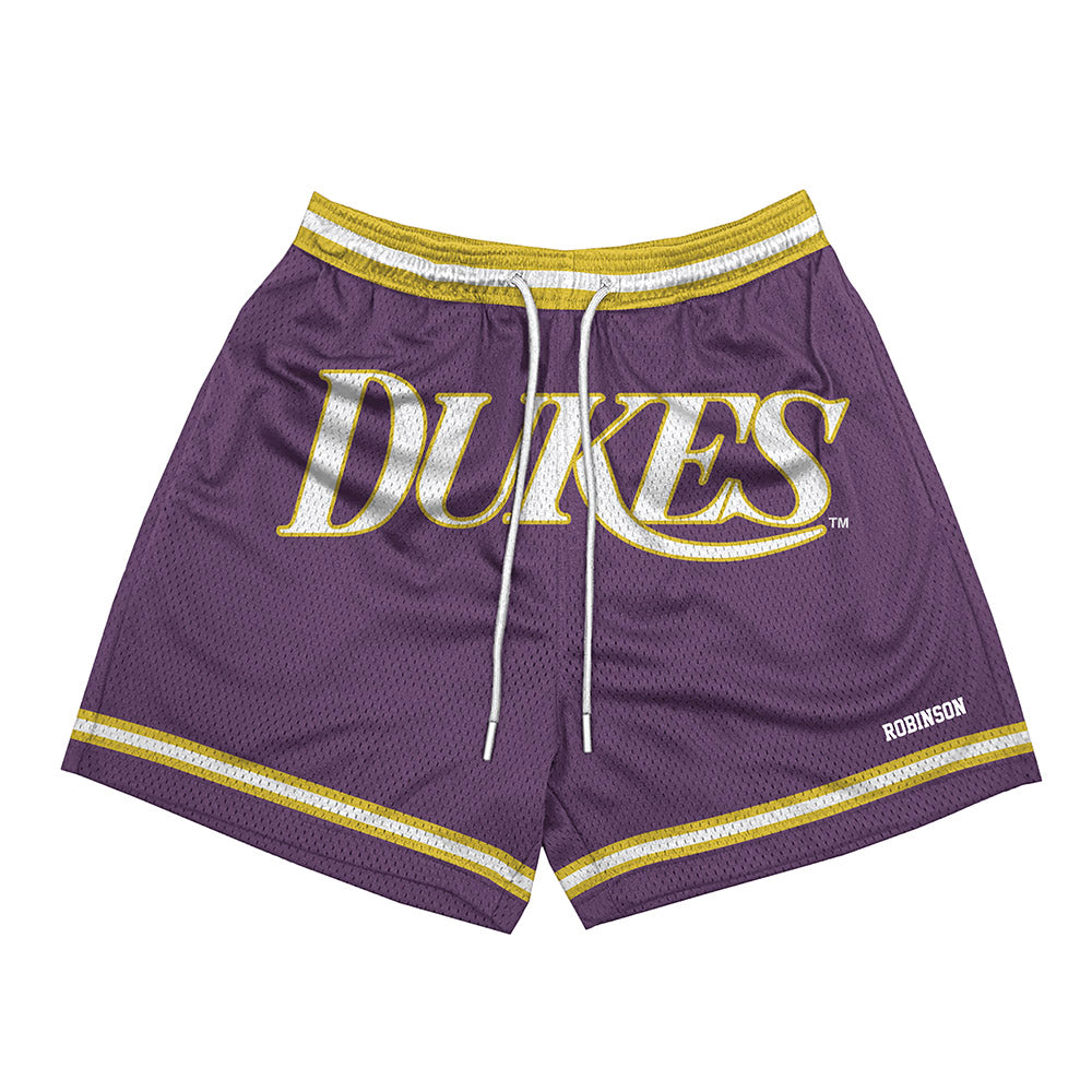 JMU - NCAA Women's Golf : Avery Robinson - Vintage Dukes Shorts-0