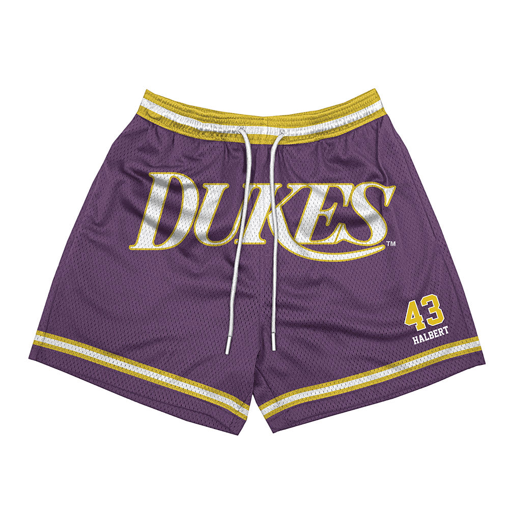 JMU - NCAA Football : Miles Halbert - Vintage Dukes Shorts-0