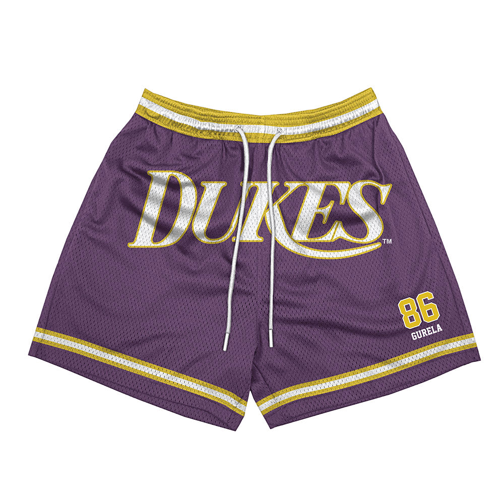 JMU - NCAA Football : Ethan Gurela - Vintage Dukes Shorts-0