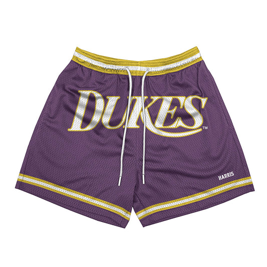 JMU - NCAA Women's Track & Field : Darian Harris - Vintage Dukes Shorts-0