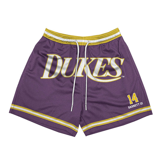 JMU - NCAA Football : Alonza Barnett III - Vintage Dukes Shorts-0
