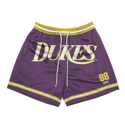 JMU - NCAA Football : Kells Bush - Vintage Dukes Shorts-0